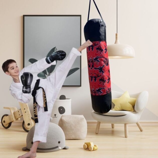 كيس الملاكمة للأطفال +2 قفازات و برنامج تدريبي كهدية✅